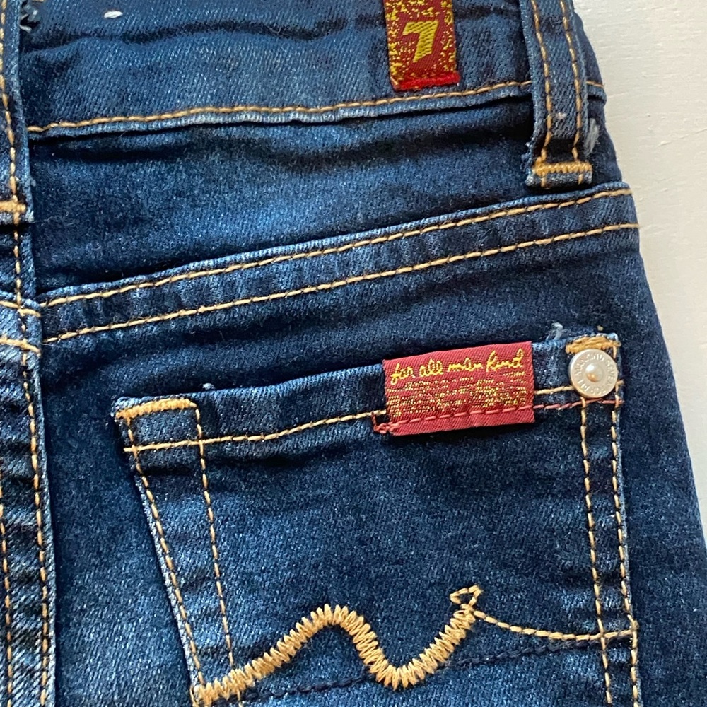 7 seven for all man kind jeans worn once